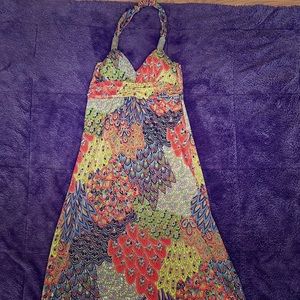 Halter Body Magic Dress Multicolored L